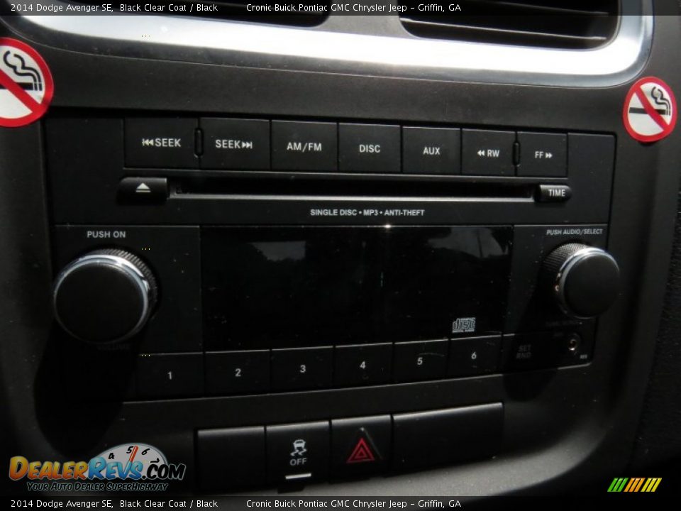 2014 Dodge Avenger SE Black Clear Coat / Black Photo #21