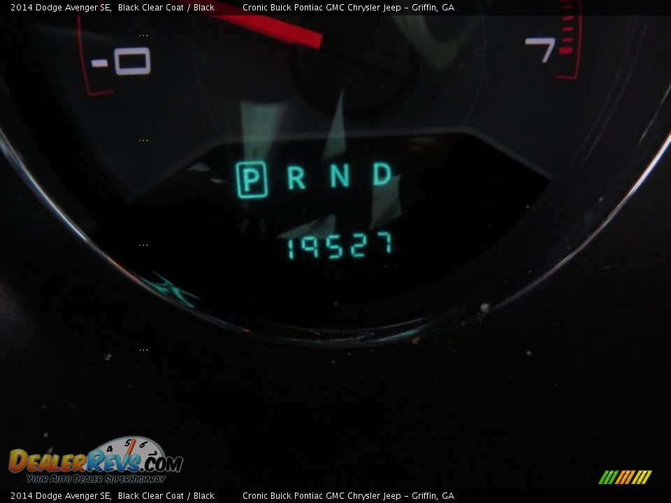 2014 Dodge Avenger SE Black Clear Coat / Black Photo #22