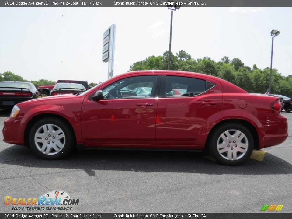 2014 Dodge Avenger SE Redline 2-Coat Pearl / Black Photo #4