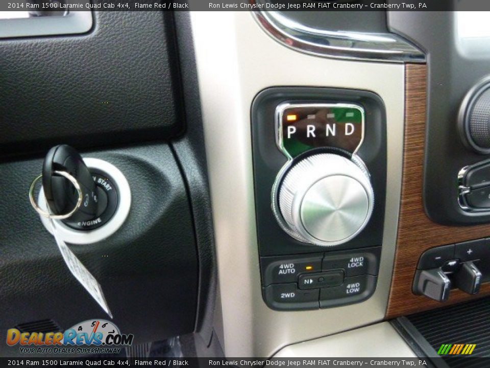 2014 Ram 1500 Laramie Quad Cab 4x4 Flame Red / Black Photo #19
