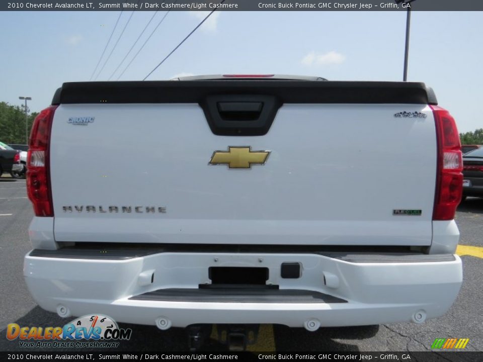 2010 Chevrolet Avalanche LT Summit White / Dark Cashmere/Light Cashmere Photo #6