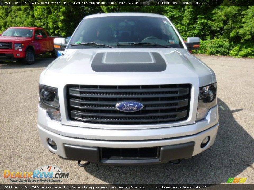 2014 Ford F150 FX4 SuperCrew 4x4 Ingot Silver / FX Appearance Black Leather/Alcantara Photo #3