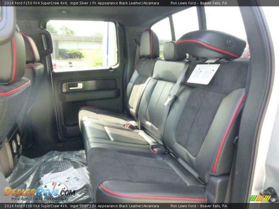 2014 Ford F150 FX4 SuperCrew 4x4 Ingot Silver / FX Appearance Black Leather/Alcantara Photo #11