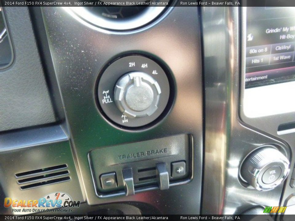 2014 Ford F150 FX4 SuperCrew 4x4 Ingot Silver / FX Appearance Black Leather/Alcantara Photo #16