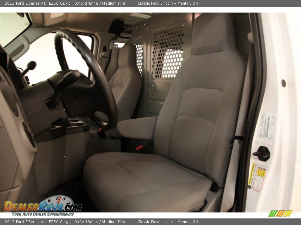 2013 Ford E Series Van E250 Cargo Oxford White / Medium Flint Photo #5