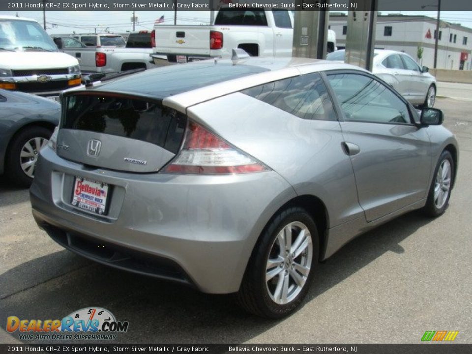 2011 Honda CR-Z EX Sport Hybrid Storm Silver Metallic / Gray Fabric Photo #4