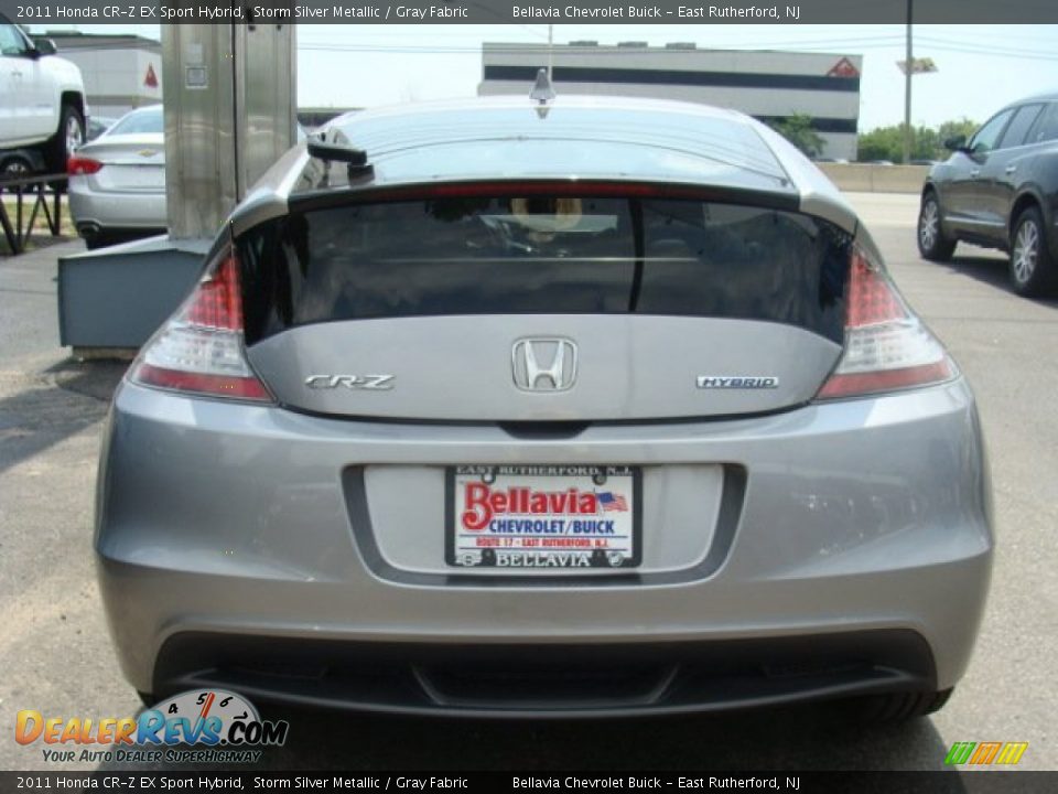 2011 Honda CR-Z EX Sport Hybrid Storm Silver Metallic / Gray Fabric Photo #5