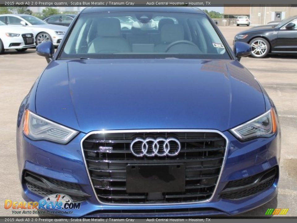 2015 Audi A3 2.0 Prestige quattro Scuba Blue Metallic / Titanium Gray Photo #2
