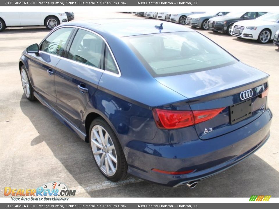 2015 Audi A3 2.0 Prestige quattro Scuba Blue Metallic / Titanium Gray Photo #6