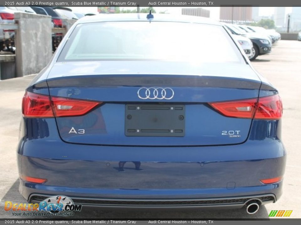 2015 Audi A3 2.0 Prestige quattro Scuba Blue Metallic / Titanium Gray Photo #7