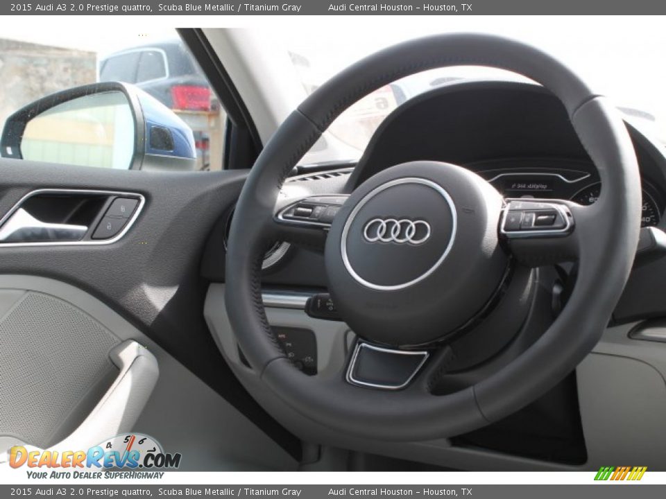 2015 Audi A3 2.0 Prestige quattro Steering Wheel Photo #22
