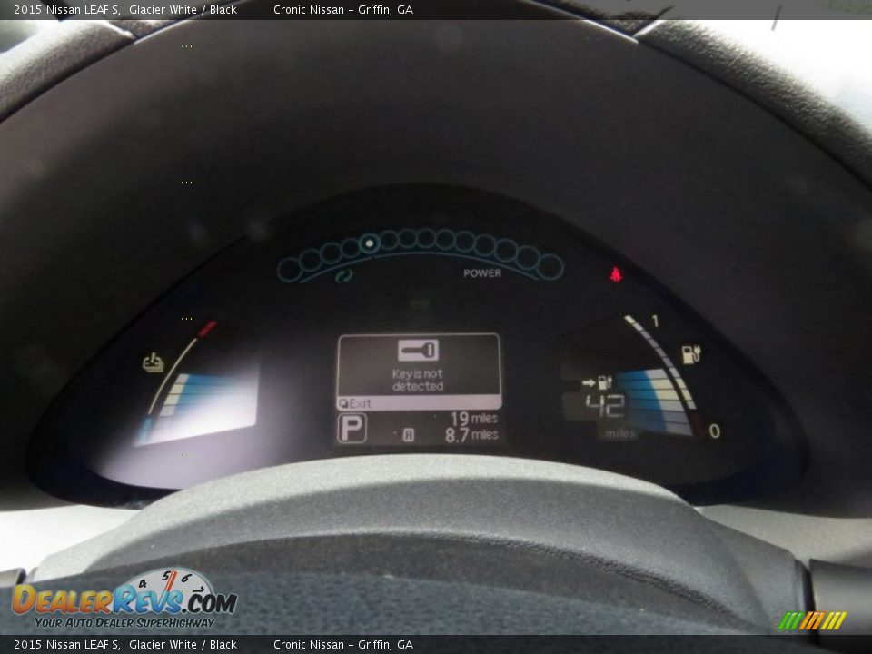 2015 Nissan LEAF S Gauges Photo #13