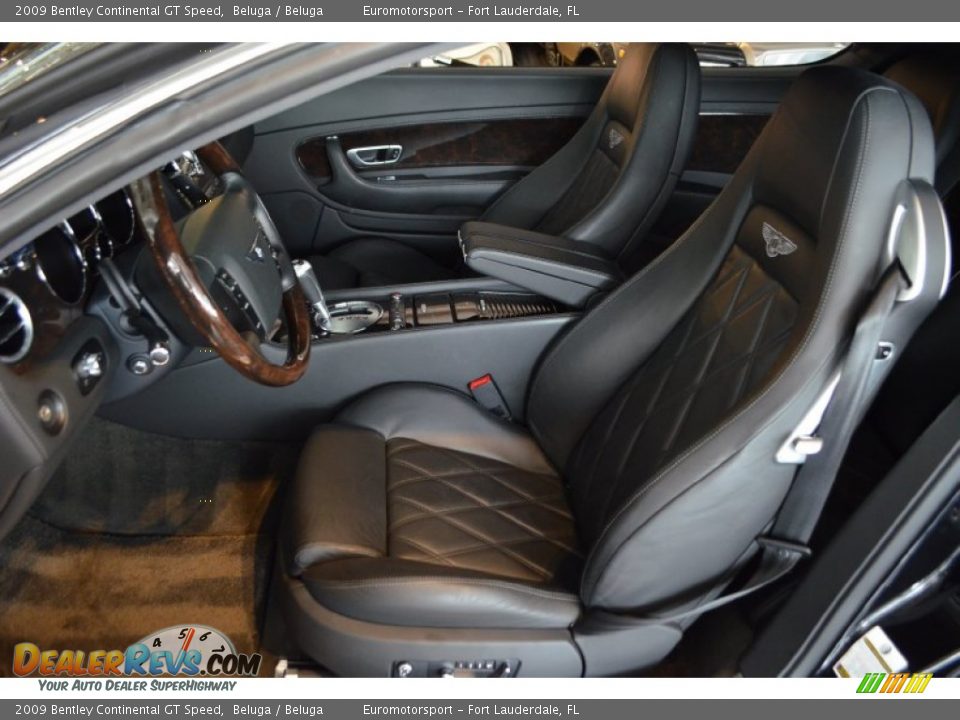 Front Seat of 2009 Bentley Continental GT Speed Photo #17