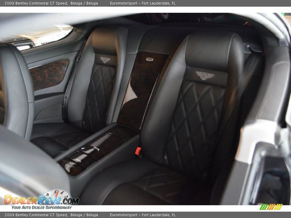 Rear Seat of 2009 Bentley Continental GT Speed Photo #20
