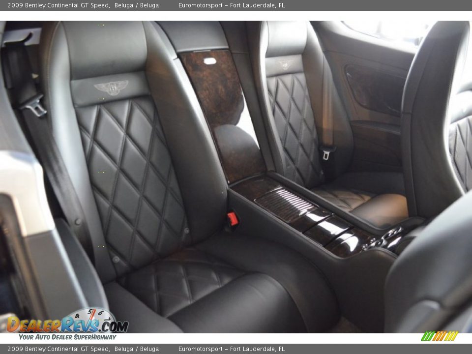 Rear Seat of 2009 Bentley Continental GT Speed Photo #25