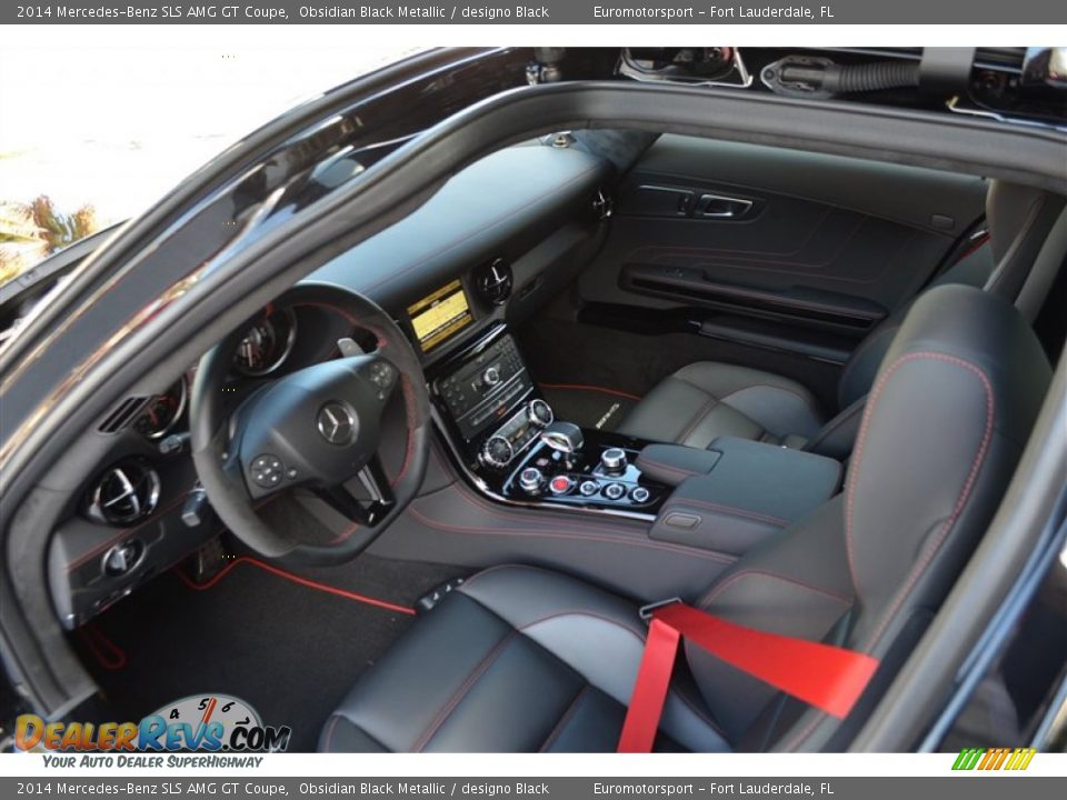 designo Black Interior - 2014 Mercedes-Benz SLS AMG GT Coupe Photo #14
