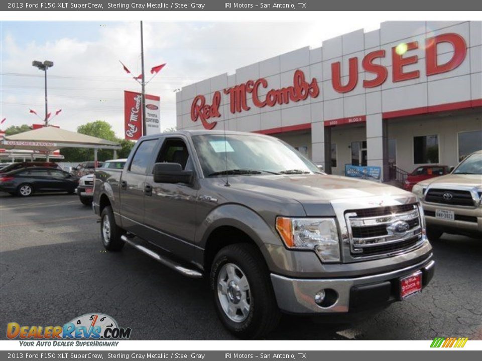2013 Ford F150 XLT SuperCrew Sterling Gray Metallic / Steel Gray Photo #1