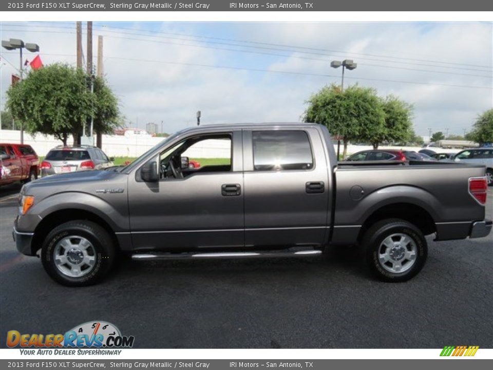 2013 Ford F150 XLT SuperCrew Sterling Gray Metallic / Steel Gray Photo #4