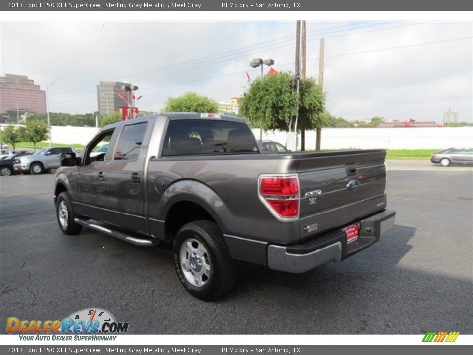 2013 Ford F150 XLT SuperCrew Sterling Gray Metallic / Steel Gray Photo #5