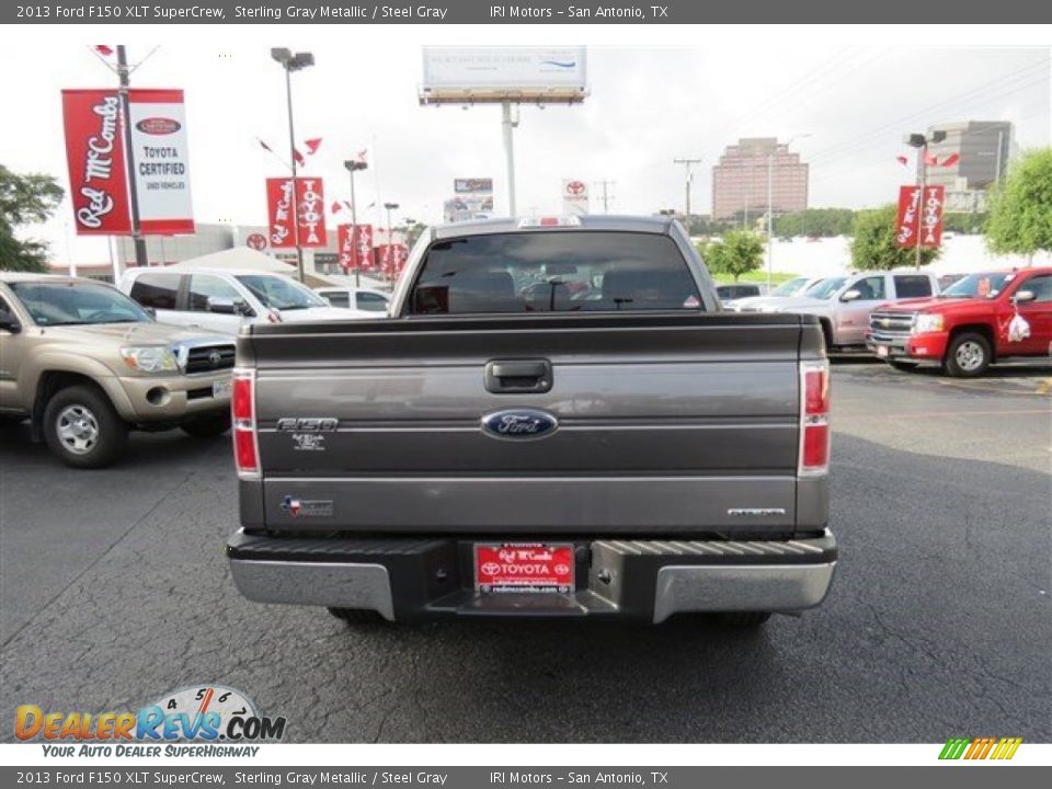 2013 Ford F150 XLT SuperCrew Sterling Gray Metallic / Steel Gray Photo #6