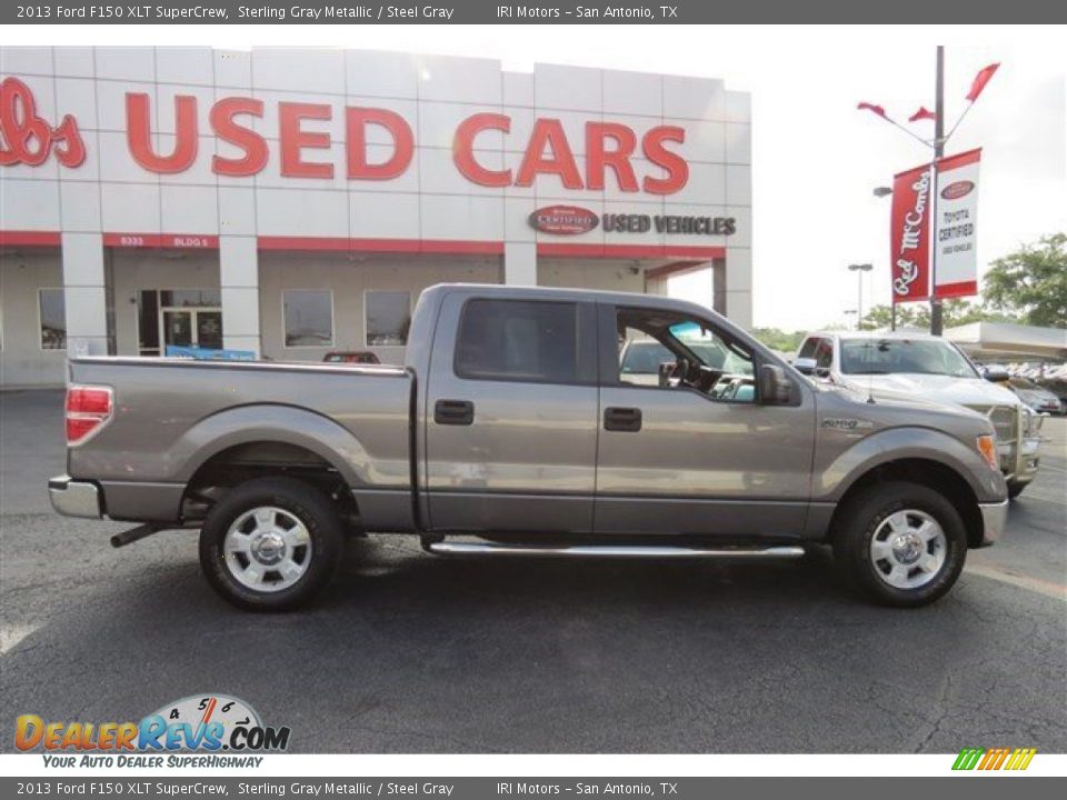 2013 Ford F150 XLT SuperCrew Sterling Gray Metallic / Steel Gray Photo #8