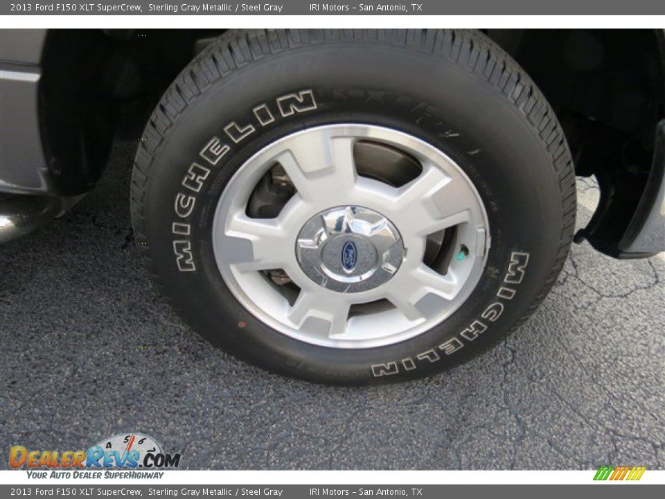 2013 Ford F150 XLT SuperCrew Sterling Gray Metallic / Steel Gray Photo #9