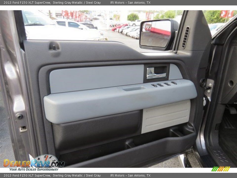 2013 Ford F150 XLT SuperCrew Sterling Gray Metallic / Steel Gray Photo #10