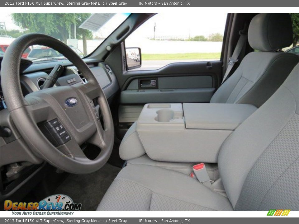 2013 Ford F150 XLT SuperCrew Sterling Gray Metallic / Steel Gray Photo #11