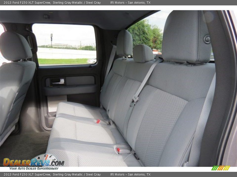 2013 Ford F150 XLT SuperCrew Sterling Gray Metallic / Steel Gray Photo #12