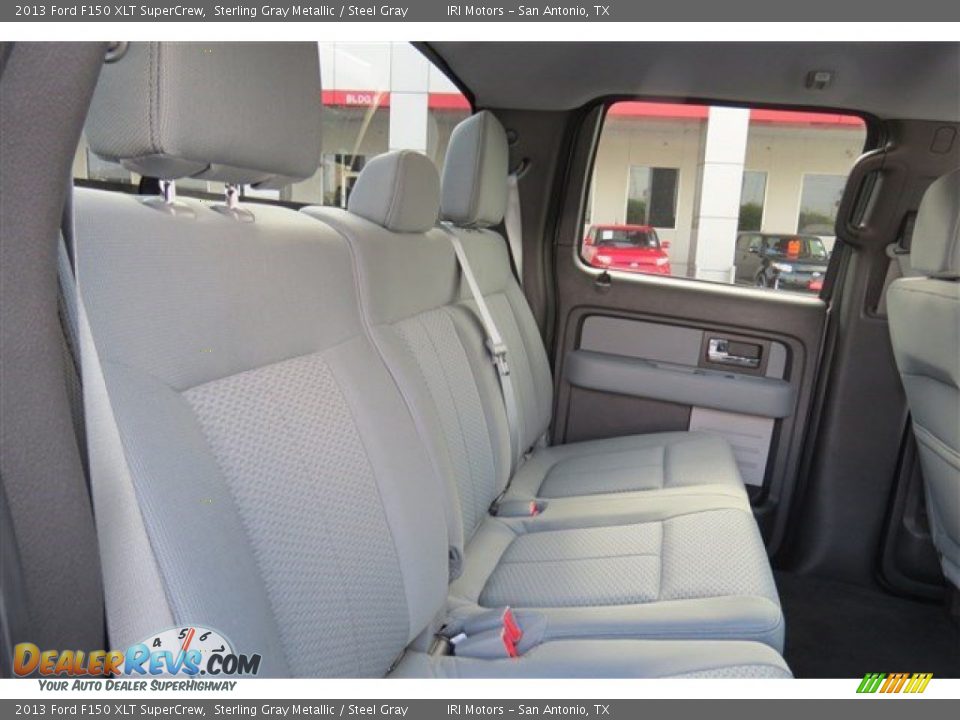 2013 Ford F150 XLT SuperCrew Sterling Gray Metallic / Steel Gray Photo #14