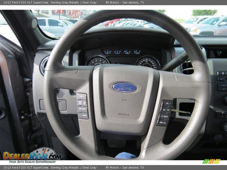 2013 Ford F150 XLT SuperCrew Sterling Gray Metallic / Steel Gray Photo #17