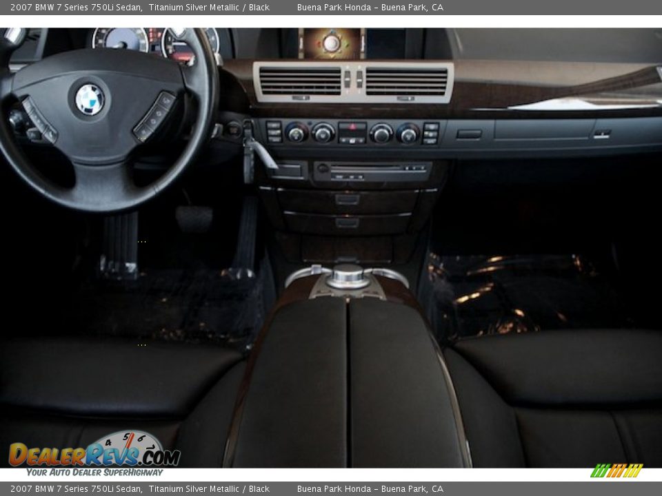 2007 BMW 7 Series 750Li Sedan Titanium Silver Metallic / Black Photo #5