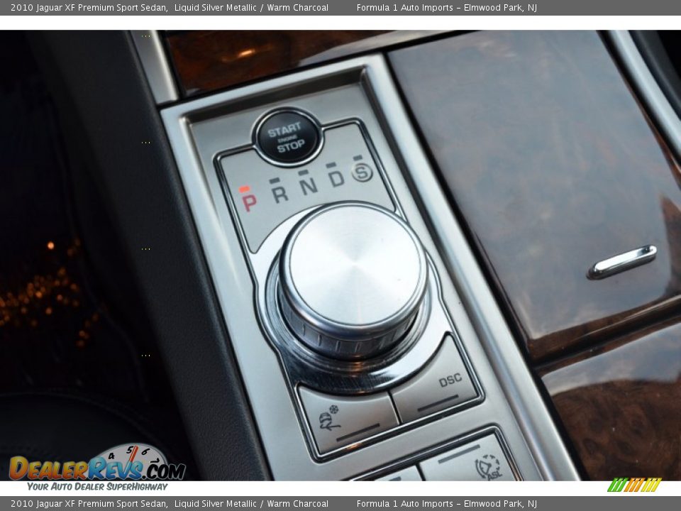2010 Jaguar XF Premium Sport Sedan Liquid Silver Metallic / Warm Charcoal Photo #22