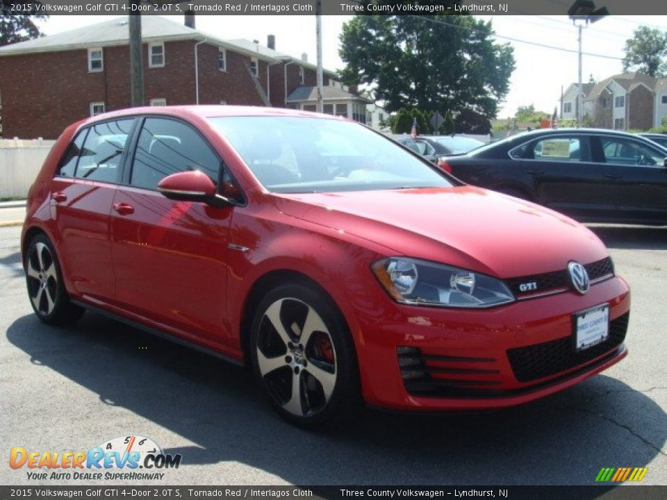 2015 Volkswagen Golf GTI 4-Door 2.0T S Tornado Red / Interlagos Cloth Photo #1