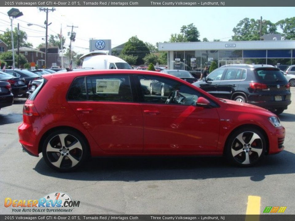 2015 Volkswagen Golf GTI 4-Door 2.0T S Tornado Red / Interlagos Cloth Photo #3