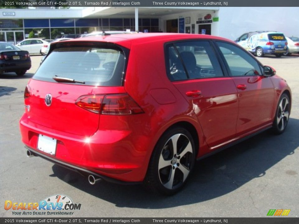 2015 Volkswagen Golf GTI 4-Door 2.0T S Tornado Red / Interlagos Cloth Photo #4