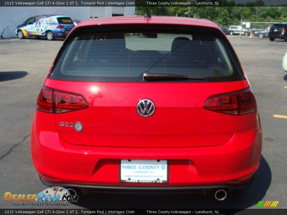 2015 Volkswagen Golf GTI 4-Door 2.0T S Tornado Red / Interlagos Cloth Photo #5