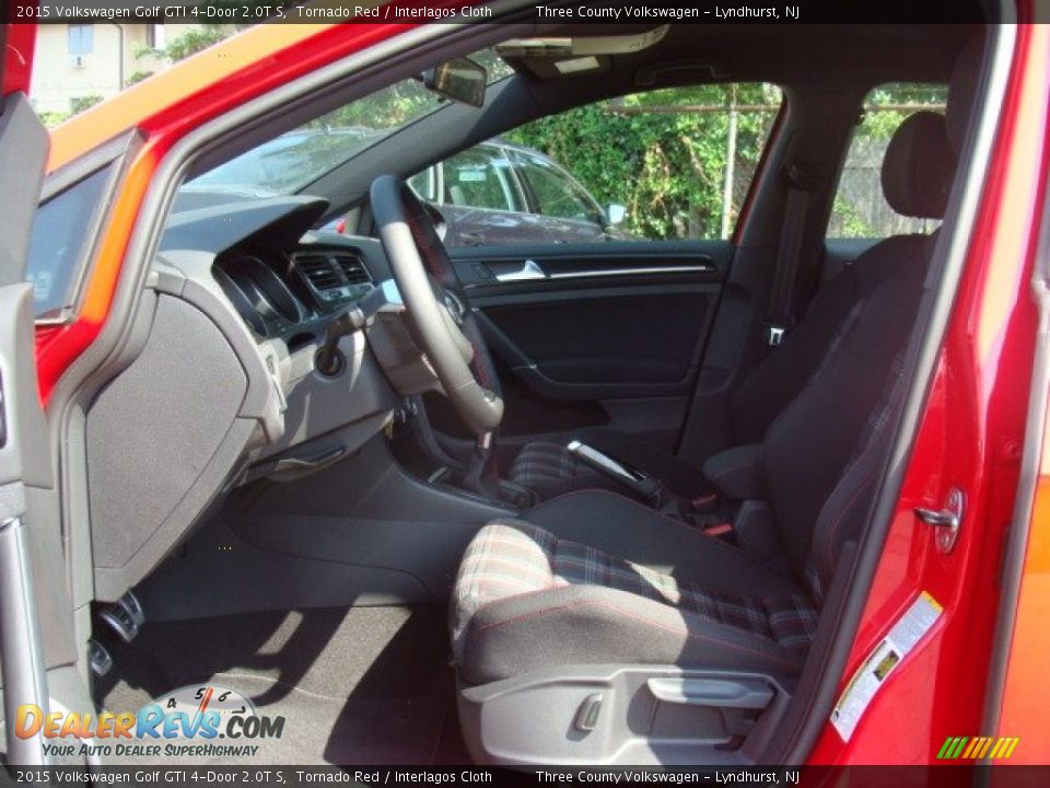 2015 Volkswagen Golf GTI 4-Door 2.0T S Tornado Red / Interlagos Cloth Photo #7