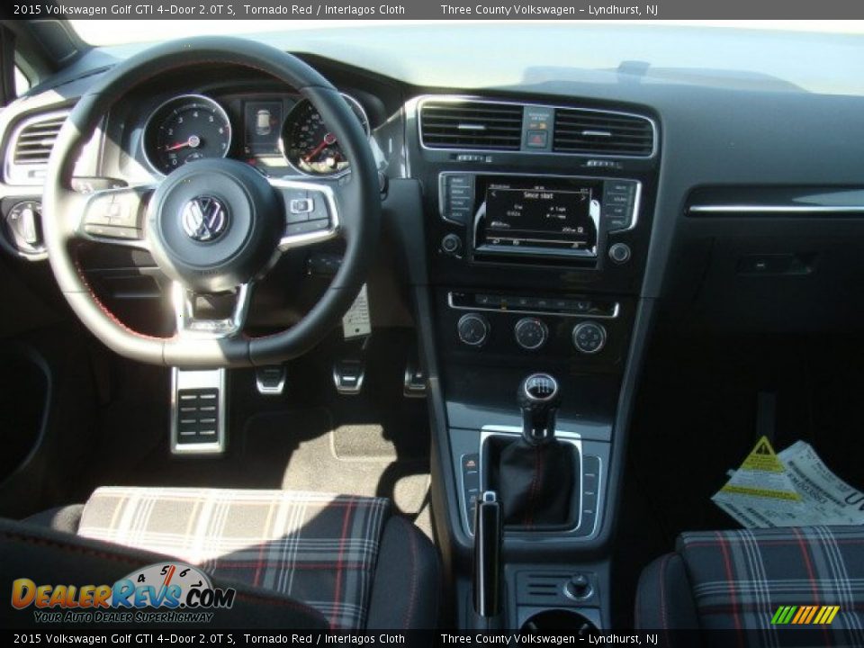 2015 Volkswagen Golf GTI 4-Door 2.0T S Tornado Red / Interlagos Cloth Photo #9