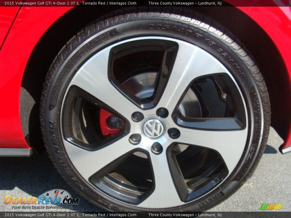 2015 Volkswagen Golf GTI 4-Door 2.0T S Tornado Red / Interlagos Cloth Photo #13