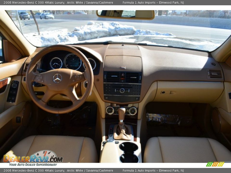 2008 Mercedes-Benz C 300 4Matic Luxury Arctic White / Savanna/Cashmere Photo #9