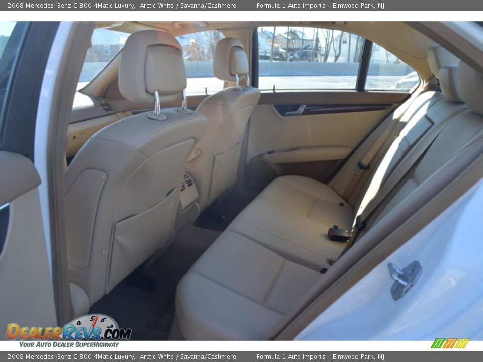 2008 Mercedes-Benz C 300 4Matic Luxury Arctic White / Savanna/Cashmere Photo #12