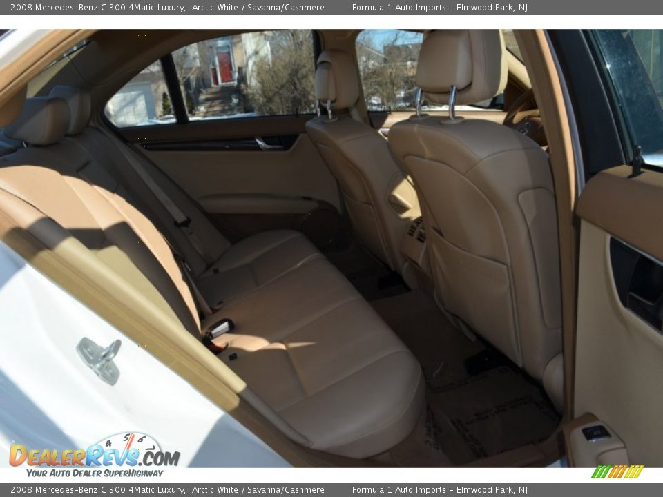 2008 Mercedes-Benz C 300 4Matic Luxury Arctic White / Savanna/Cashmere Photo #13