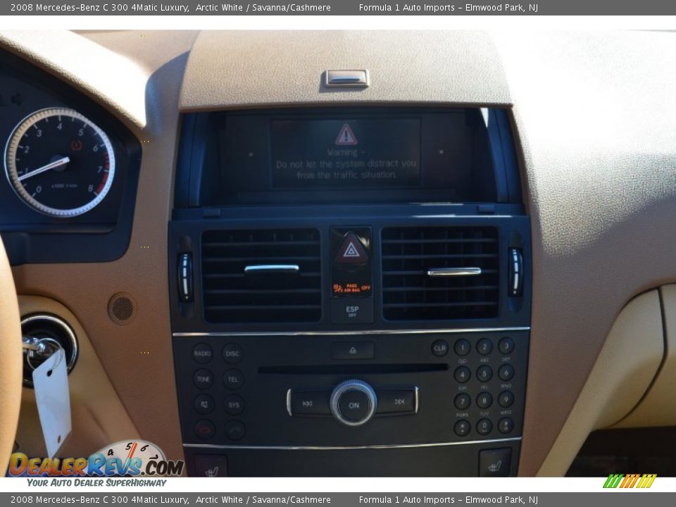 2008 Mercedes-Benz C 300 4Matic Luxury Arctic White / Savanna/Cashmere Photo #20