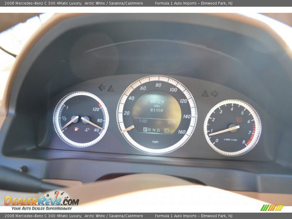 2008 Mercedes-Benz C 300 4Matic Luxury Arctic White / Savanna/Cashmere Photo #21