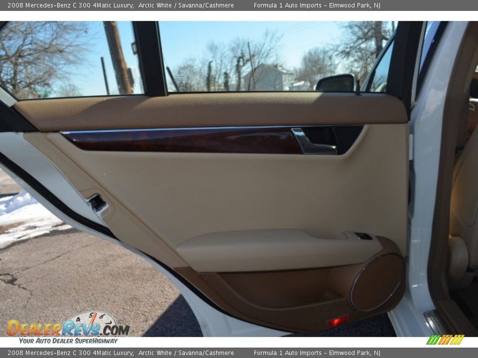 2008 Mercedes-Benz C 300 4Matic Luxury Arctic White / Savanna/Cashmere Photo #23