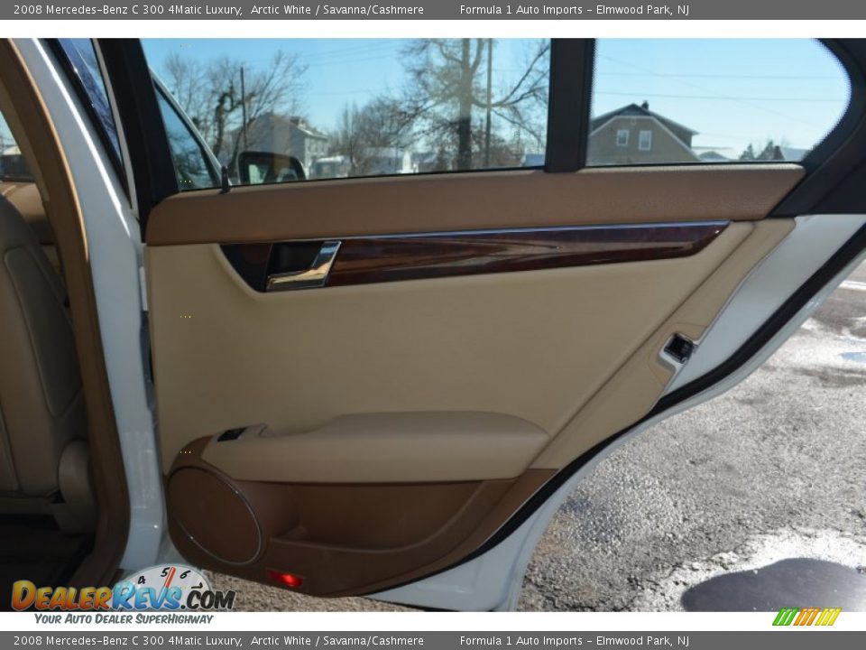 2008 Mercedes-Benz C 300 4Matic Luxury Arctic White / Savanna/Cashmere Photo #24