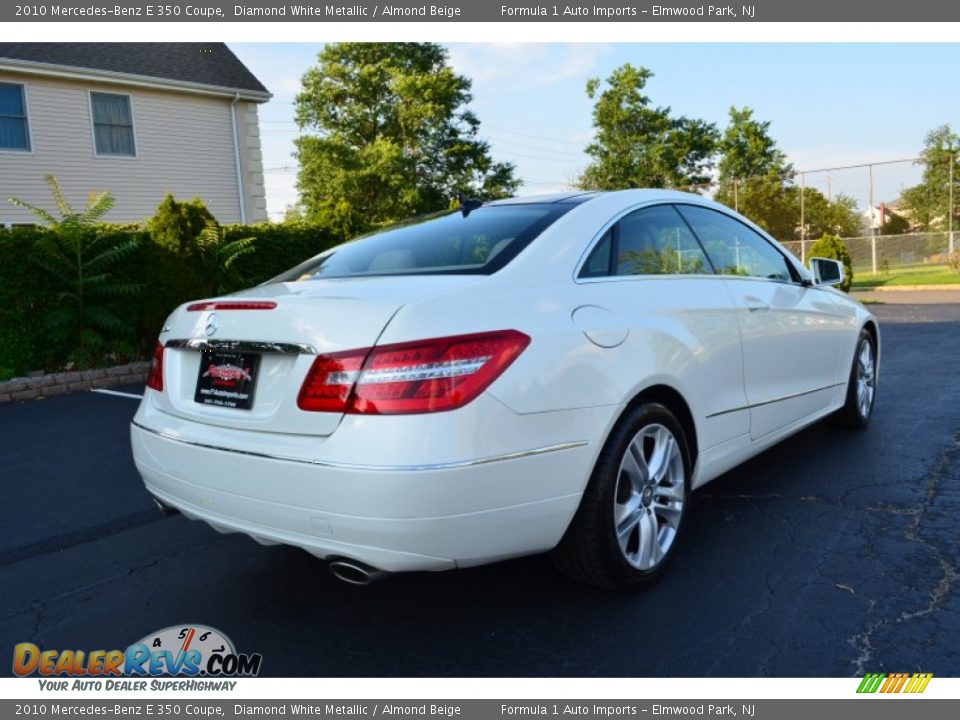 2010 Mercedes-Benz E 350 Coupe Diamond White Metallic / Almond Beige Photo #5