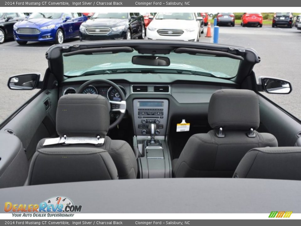 2014 Ford Mustang GT Convertible Ingot Silver / Charcoal Black Photo #8