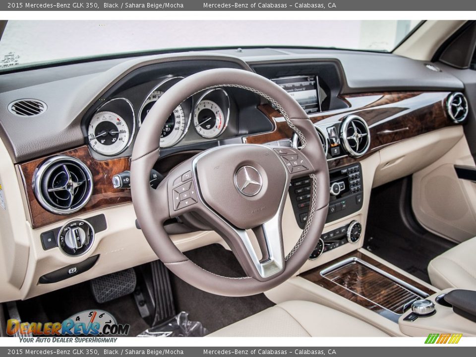 Sahara Beige/Mocha Interior - 2015 Mercedes-Benz GLK 350 Photo #5